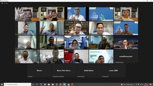 Suasana pelatihan Calamus Rotana